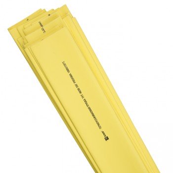 Термоусаживаемая трубка ТУТ EKF tut-25-y-1m, 2.5 см/1.25 см, 1 шт. x 1 м, желтый (tut-25-y-1m)