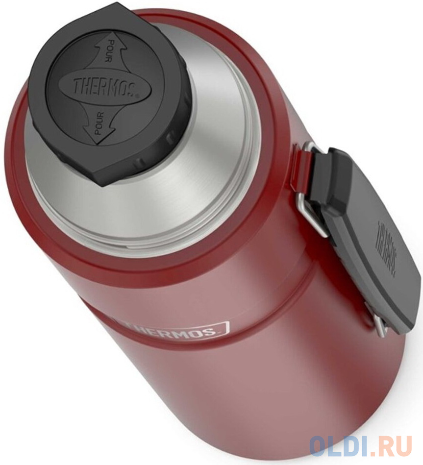 Thermos Термос KING SK2010 Rustic Red, карминно-красный, 1,2 л.