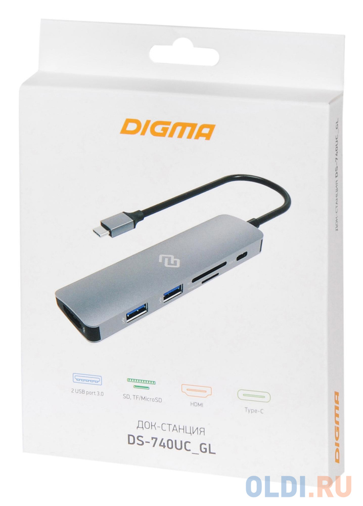 Стыковочная станция Digma DS-740UC_GL в Москвe