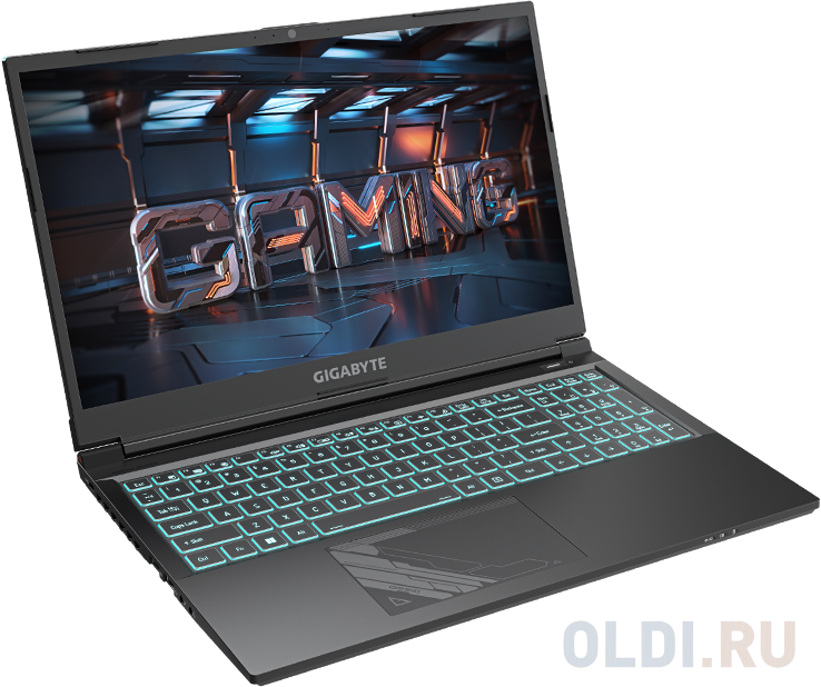 Ноутбук Gigabyte G5 Core i7 13620H 16Gb SSD512Gb NVIDIA GeForce RTX4060 8Gb 15.6" IPS FHD (1920x1080) Free DOS black WiFi BT Cam (KF5-H3KZ353SD) в Москвe