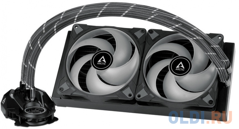 Arctic Liquid Freezer II - 280 RGB Black Arctic Cooling Multi Compatible All-In-One CPU Water Cooler