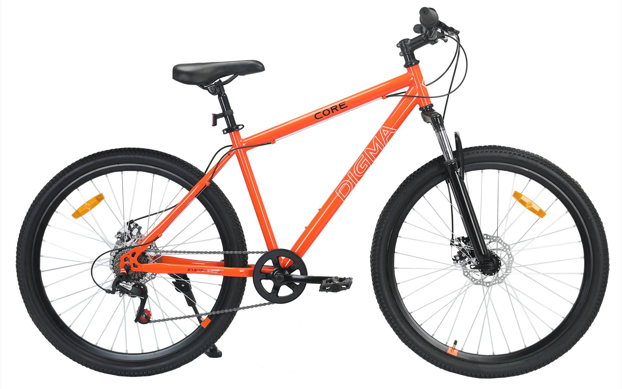 Велосипед горный Digma Core оранжевый (core-27.5/18-st-s-o)