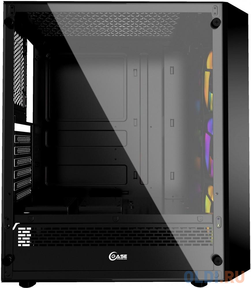 Корпус ATX Powercase CMDM-L1 Без БП чёрный