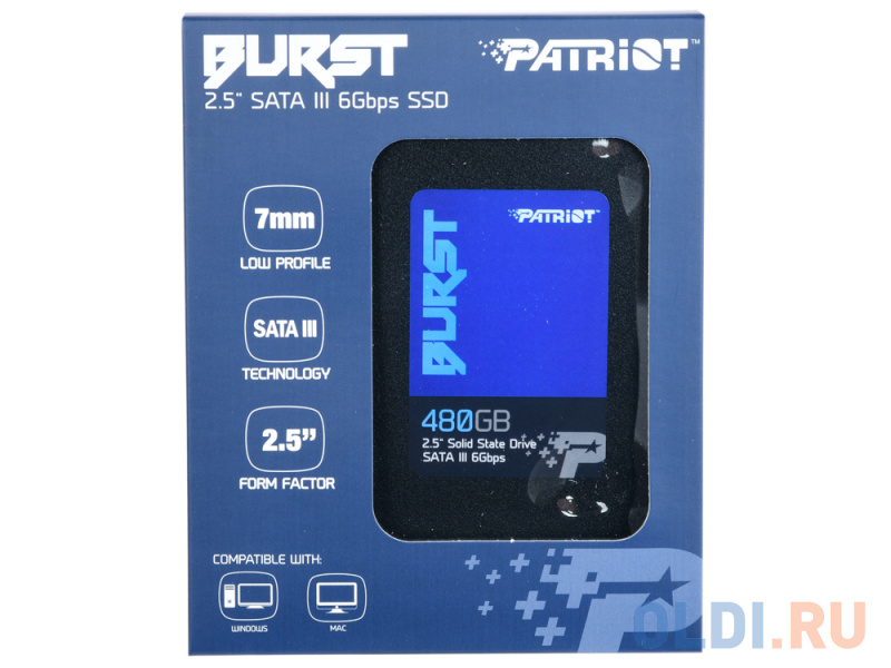 SSD накопитель Patriot PBU480GS25SSDR 480 Gb SATA-III