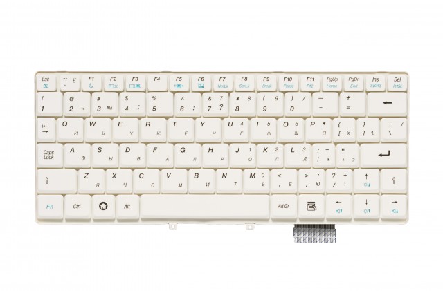 Клавиатура Pitatel для Lenovo IdeaPad S9/S10 RU, белая (KB-702R)