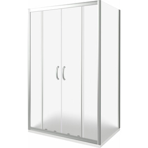 Душевой уголок Good Door Infinity WTW-TD+SP 150х100 матовый Grape, хром