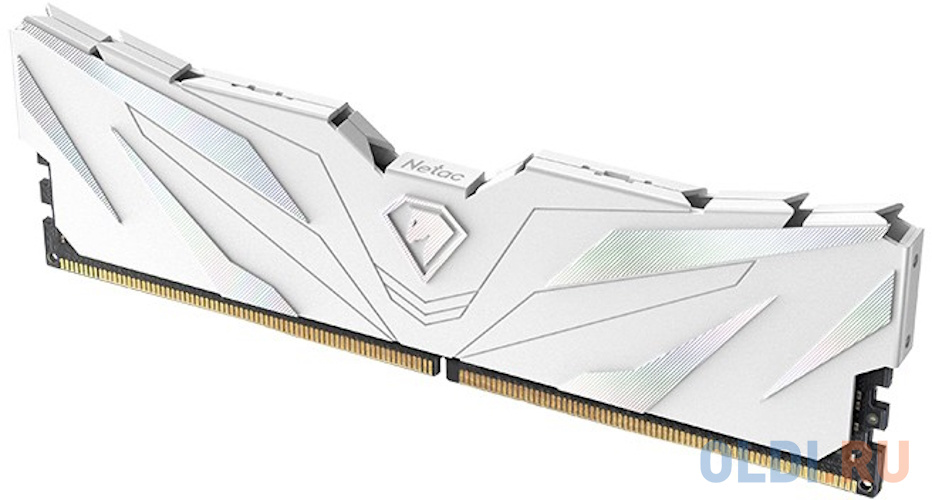 Память DDR 5 DIMM 32Gb (16Gbx2), 4800Mhz, Netac Shadow II NTSWD5P48DP-32W, CL40, White