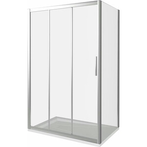 Душевой уголок Good Door Orion WTW+SP 120x90 с поддоном, прозрачный, хром