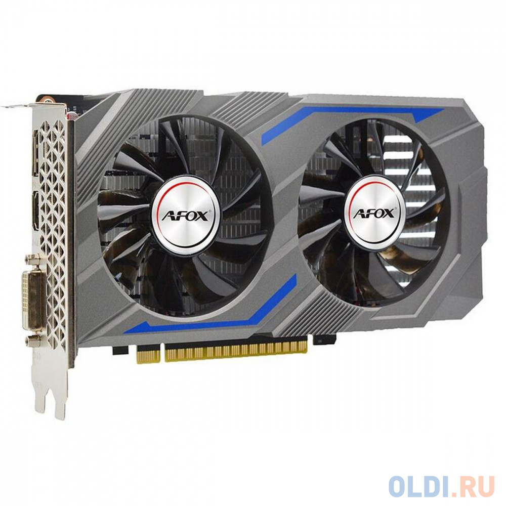 Видеокарта AFOX NVIDIA GeForce GTX 1650 4 Гб GDDR6 128 бит PCIE 3.0 16x Memory 12000 МГц GPU 1485 МГц Активный 1xВыход HDMI 2xВыход DisplayPort AF1650 в Москвe