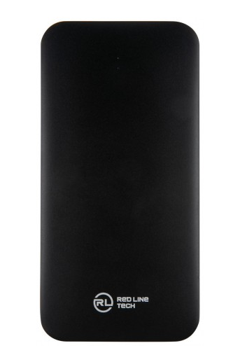 Портативный аккумулятор (Powerbank) Red Line B6000, 6000mAh, 1xUSB, 2.4A, черный (УТ000018989)