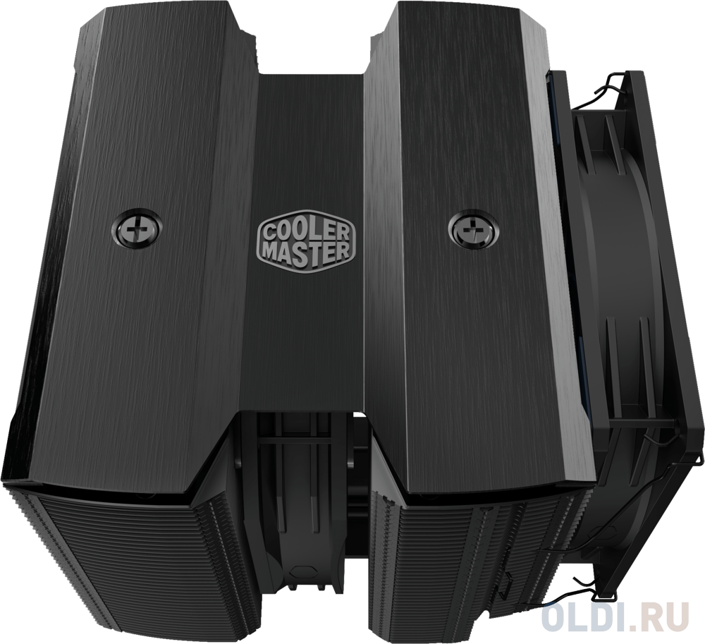 Кулер для ЦПУ/ Cooler Master Master Air MA824 Stealth (300W, 4-pin, 165.6mm, tower, Al, 2xfans: 1x135mm&1x120mm/63.6CFM/24.6dBA/~1950rpm/1700/1200