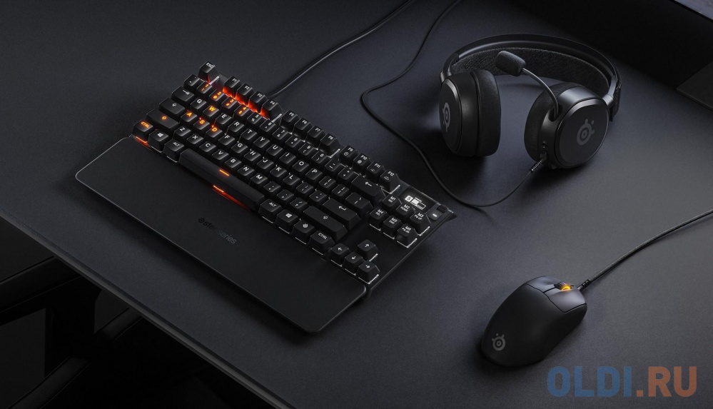 Мышь проводная Steelseries Prime+ чёрный USB