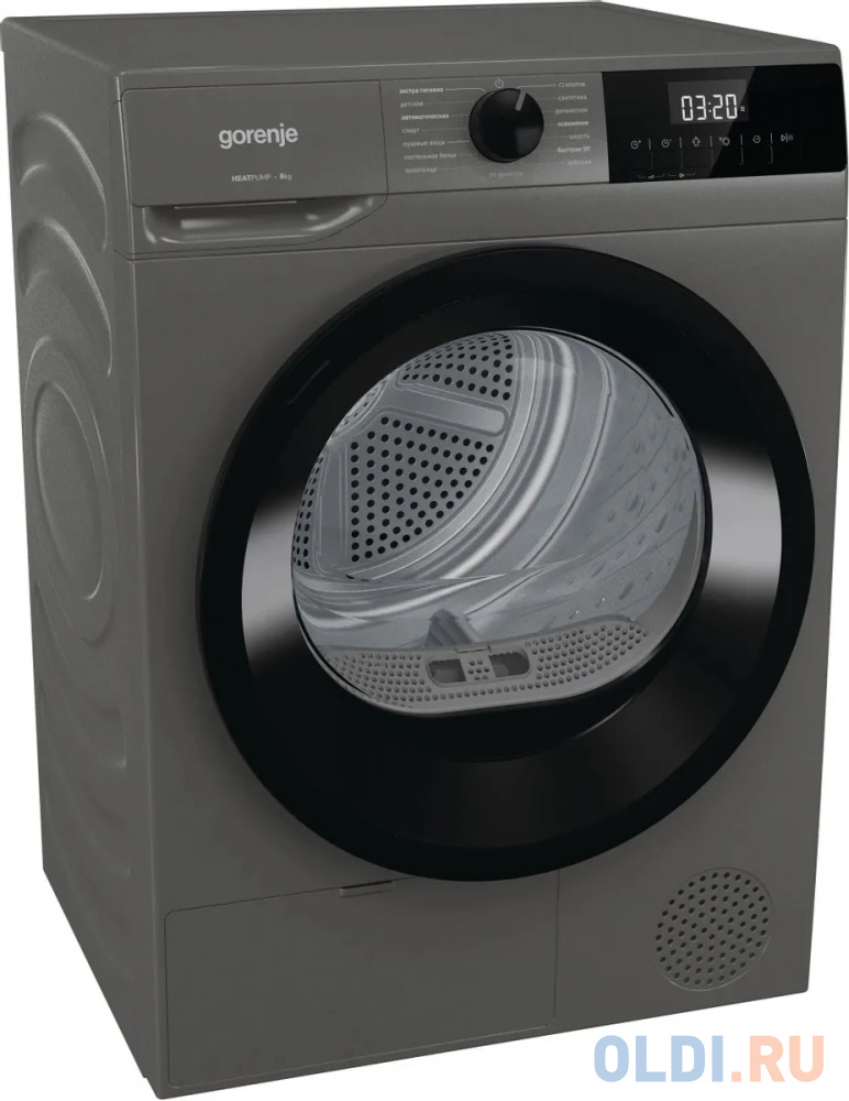 Сушильная машина Gorenje D2HNE82/C кл.энер.:A++ макс.загр.:8кг серый