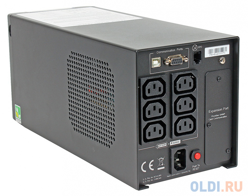 ИБП CyberPower PR750ELCD 750VA/675W USB/RS-232/EPO/SNMPslot/RJ11/45 (6 IEC)