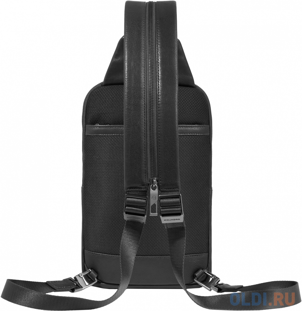 Рюкзак слинг Piquadro Carl CA5751S129/N черный кожа