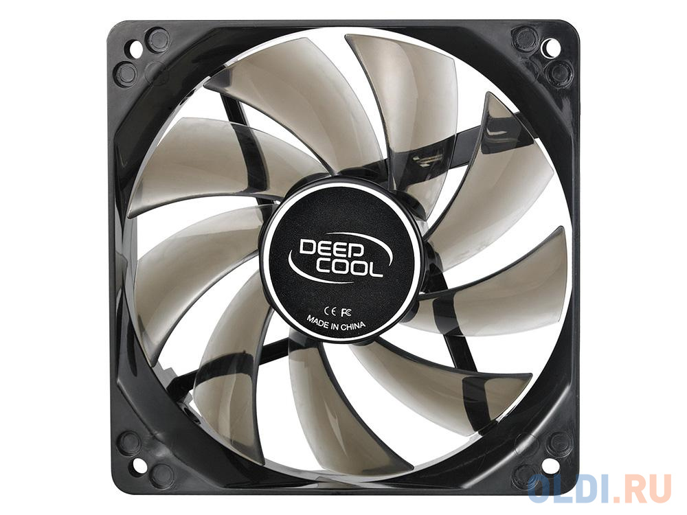 Вентилятор Deepcool WIND BLADE 120 120x120x25 3pin 27dB 1300rpm 119g голубой LED DP-FLED-WB120