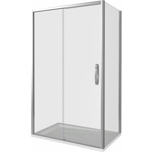 Душевой уголок Good Door Antares WTW+SP 110х80 с поддоном, прозрачный, хром в Москвe