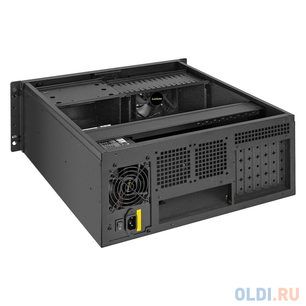 Серверный корпус ExeGate Pro 4U450-17 <RM 19", высота 4U, глубина 450, БП 500ADS, 2*USB> в Москвe