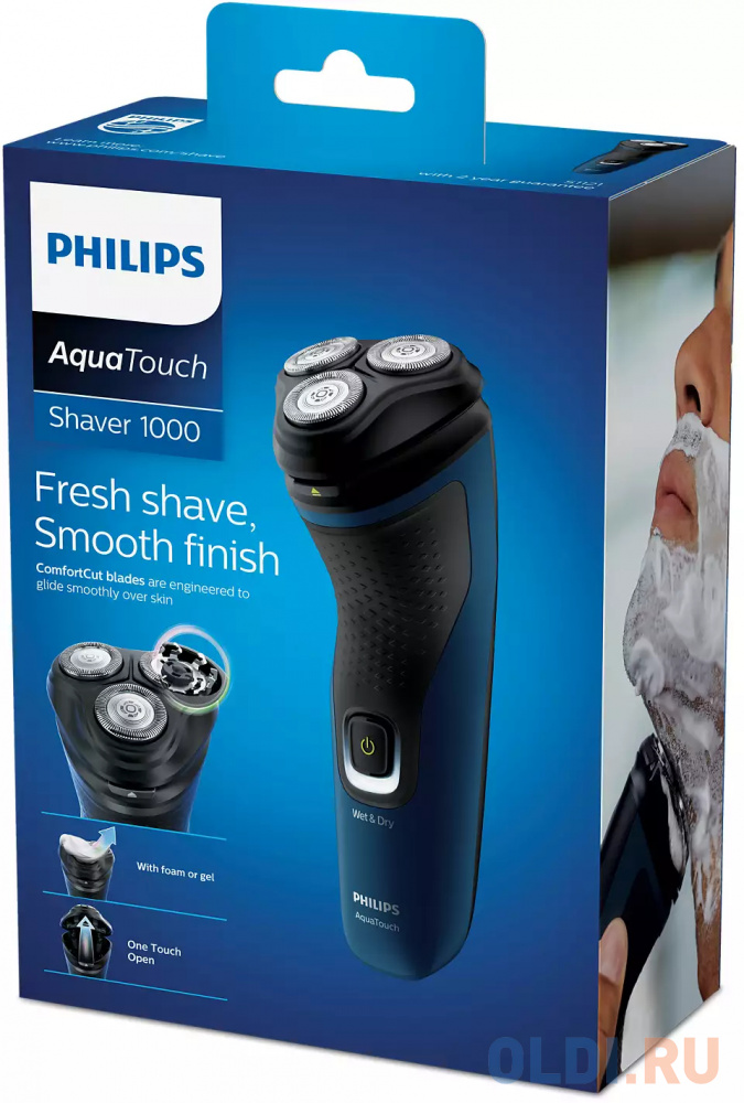 Бритва Philips S1121/41 синий