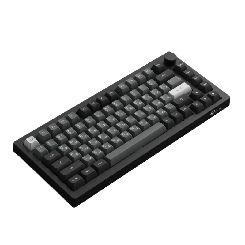 Клавиатура Akko 5075S Black&Sliver RGB Hot Swap V3 (Cream-Yellow Switch) в Москвe