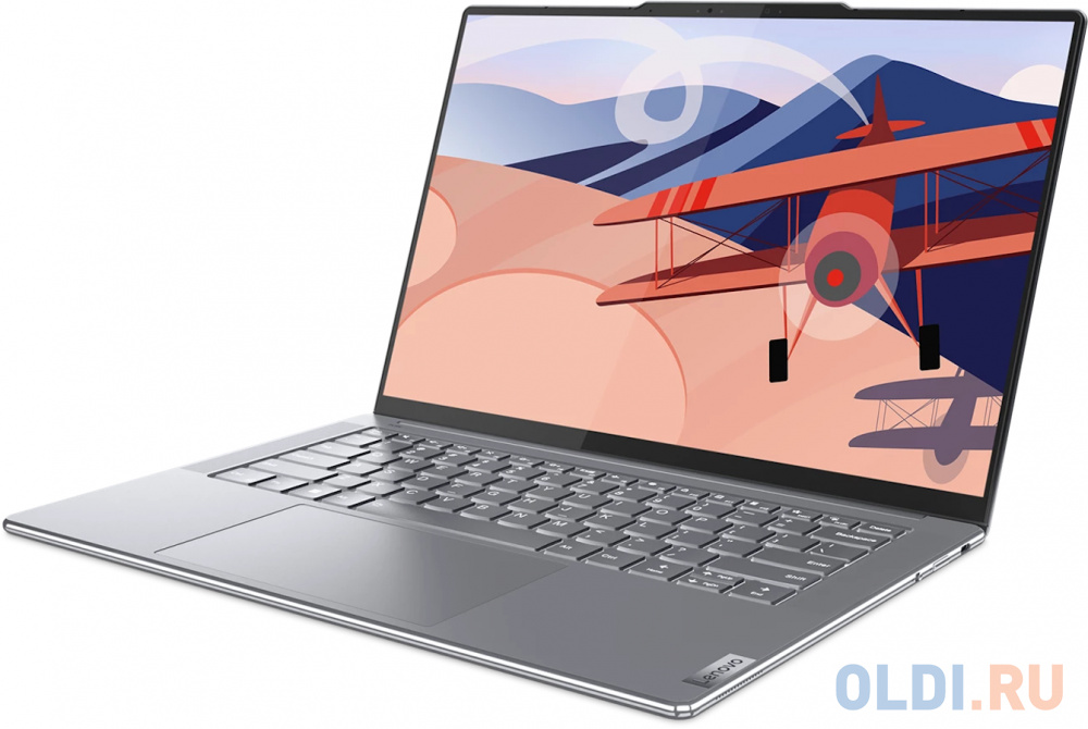 Ультрабук Lenovo Yoga Slim 7 14APU8 Ryzen 7 7840S 16Gb SSD512Gb AMD Radeon 780M 14.5" OLED Touch 2.9K (2944x1840) Windows 11 Home l.grey WiFi BT