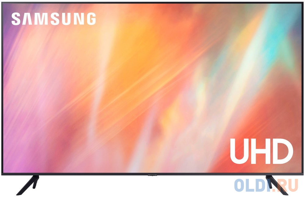 Телевизор 85&quot; Samsung UE85AU7100UXCE серый 3840x2160 60 Гц Smart TV Wi-Fi USB 3 х HDMI RJ-45 Bluetooth