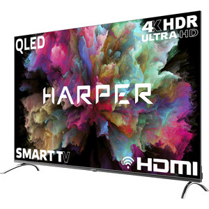 Телевизор QLED HARPER 65Q850TS (65'', 4K, 60Гц, SmartTV, Android, WiFi)