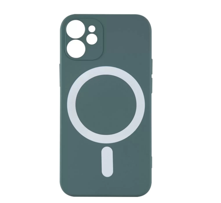 Чехол накладка Barn&Hollis для iPhone 12 mini, для magsafe, зеленая