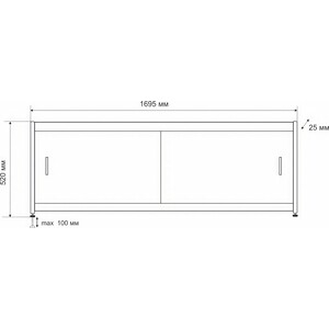 Ванна стальная Kaldewei Saniform Plus 363-1 Easy-Clean 170x70 с экраном Emmy Бланка и ножками