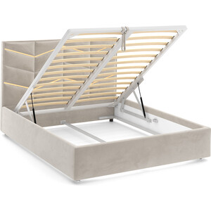 Кровать с подъемным механизмом Это мебель Line Gold 140 - Velutto 17 (НФ-00010491)