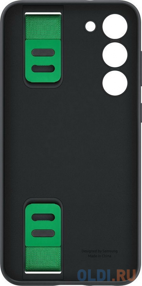 Чехол (клип-кейс) Samsung для Samsung Galaxy S23+ Silicone Grip Case черный (EF-GS916TBEGRU) в Москвe