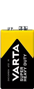 Батарея Varta Super Heavy Duty, крона (6LR61/6LF22/1604A/6F22), 9 В, 1шт. (02022101411)