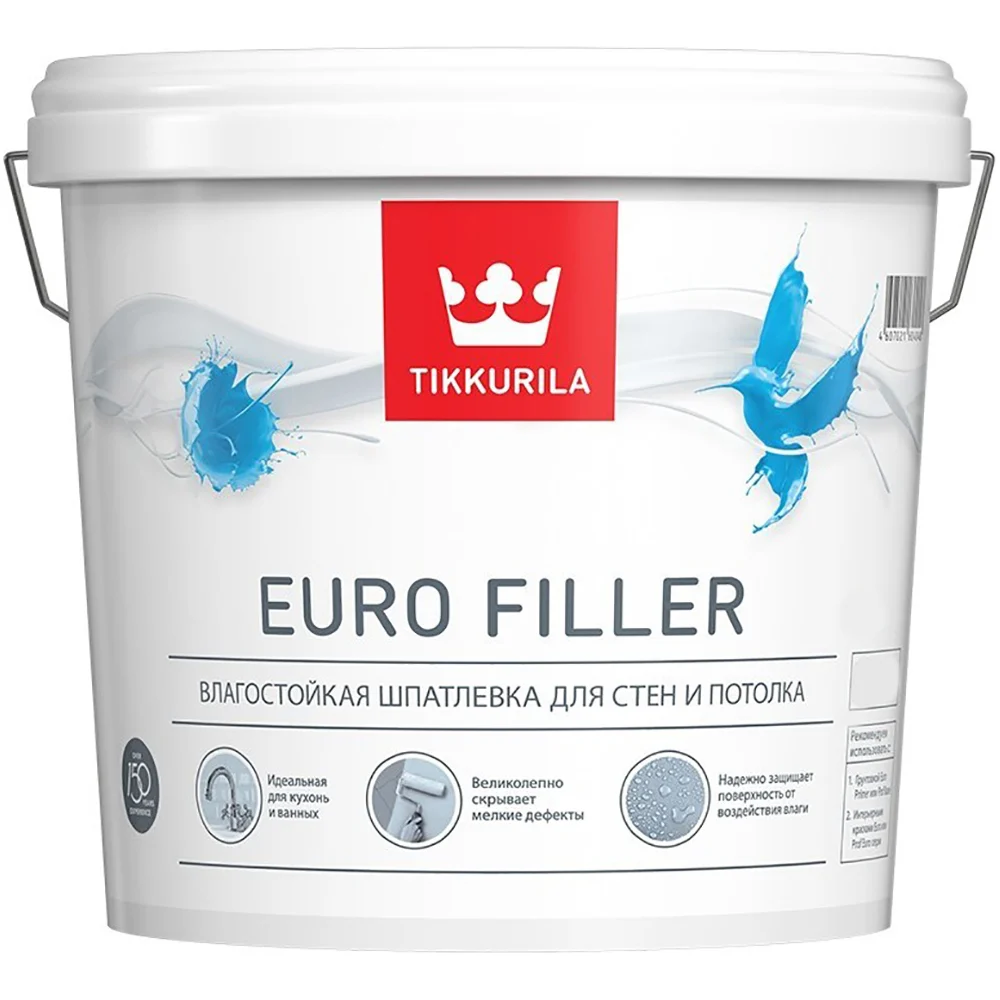 Влагостойкая шпаклевка Tikkurila