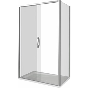 Душевой уголок Good Door Antares WTW+SP 100x100 с поддоном, прозрачный, хром