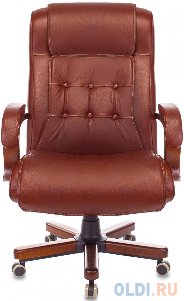Кресло руководителя Бюрократ T-9926WALNUT светло-коричневый