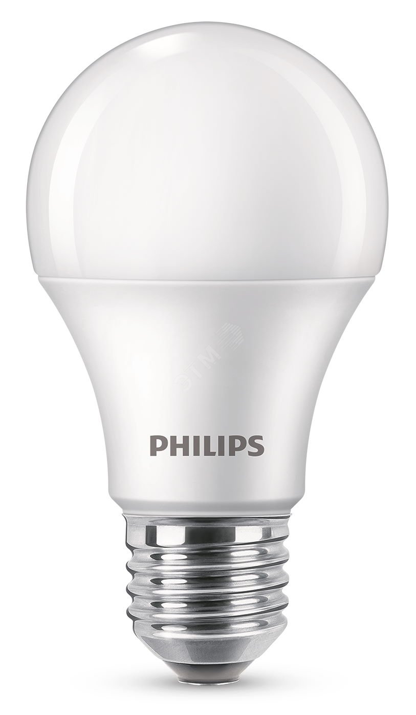 Лампа светодиодная E27 груша, 13Вт, 3000K / теплый свет, 1350лм, Philips LED Bulb 13W ECO (929002305087 / 8718699647834)