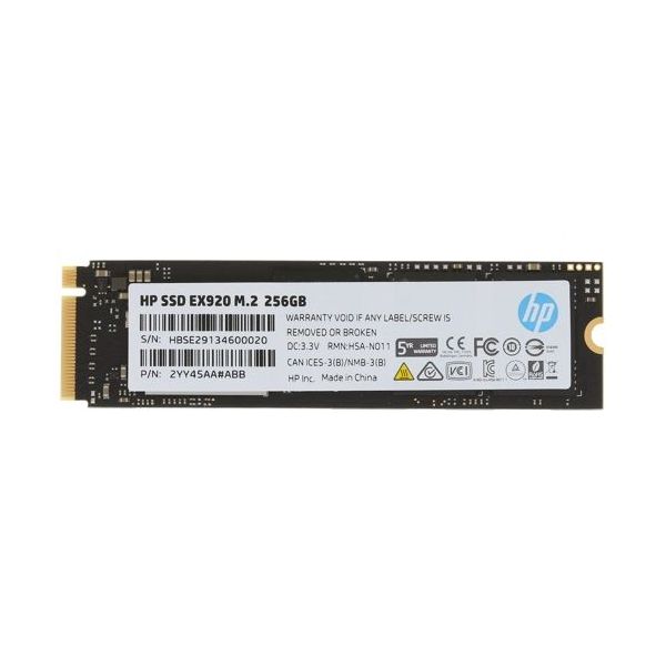 Накопитель SSD 256GB HP EX920 M.2, NVMe 3D TLC [R/W - 3200/1200 MB/s] в Москвe