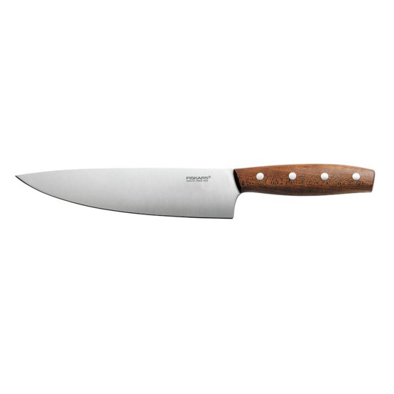 Нож кухонный разделочный FISKARS Norr, лезвие 20 см (1016478)