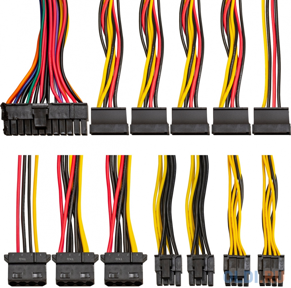 Блок питания 850W ExeGate UNS850 (ATX, 12cm fan, 24pin, 2x(4+4)pin, 2xPCI-E, 5xSATA, 3xIDE, кабель 220V с защитой от выдергивания)