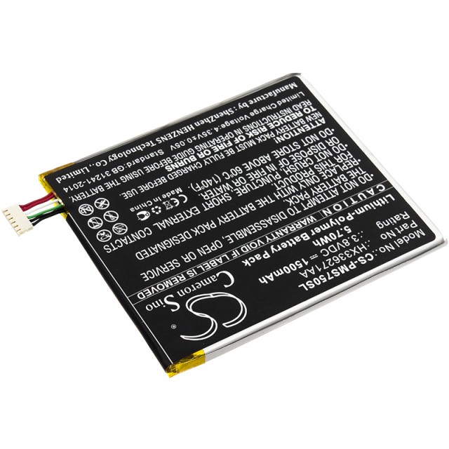 Аккумулятор CameronSino CS-PMS750SL для Prestigio PSP7505 DUO, Li-Pol, 1500mAh, 3.8V (P104.01510)
