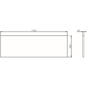 Фронтальная панель Am.Pm X-Joy для ванны 170х75 (W94A-170-075W-P)