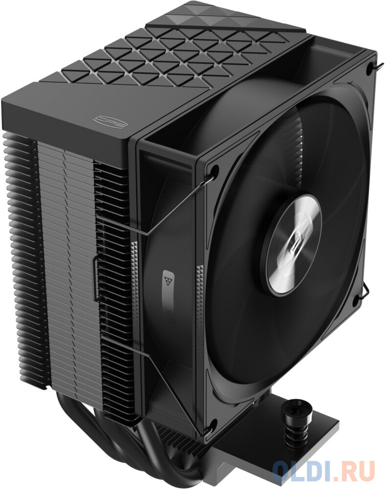 Кулер PCCooler R400 S115X/1200/1700/AM4/AM5 (TDP 180W, 90mm Non LED Fan, 4 тепловые трубки 6мм, 650-2200RPM, 28,3dBa)