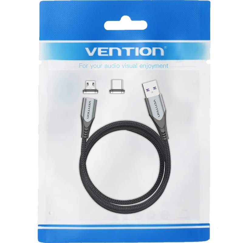 Аксессуар Vention USB 2.0 AM - Micro-B/CM 5А 50cm CQNHD