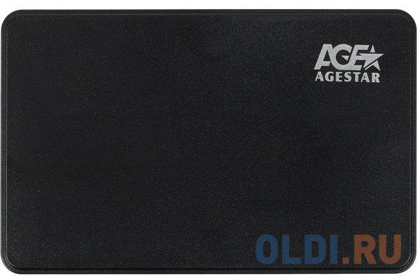 Внешний корпус для HDD AgeStar 3UB2P2 SATA III пластик черный 2.5"