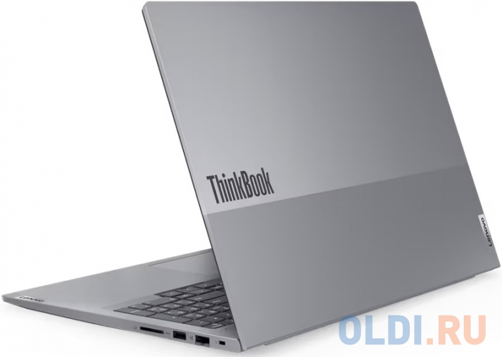 Ноутбук Lenovo Thinkbook 16 G7 IML Core Ultra 5 125U 8Gb SSD512Gb Intel Graphics 16" IPS WUXGA (1920x1200) noOS grey WiFi BT Cam Bag (21MS0028GQ)