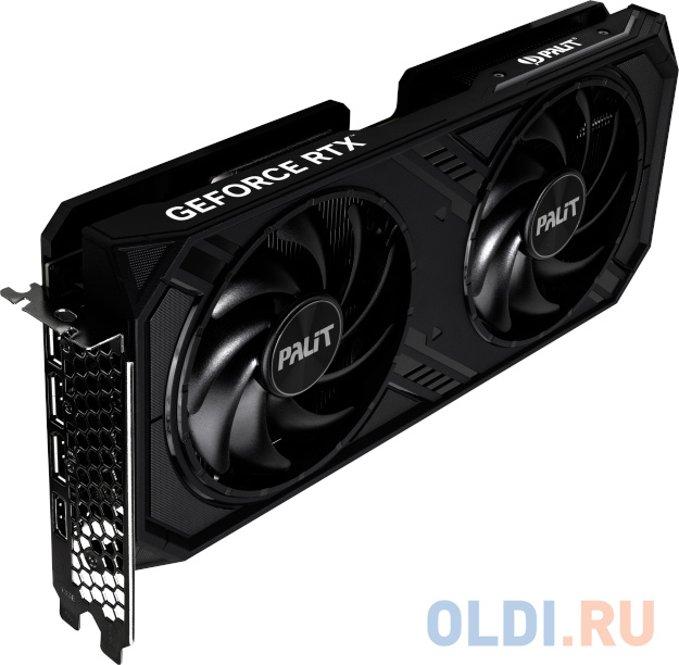 Видеокарта Palit RTX4070 Dual OC 12GB GDDR6 192bit 3xDP HDMI 2FAN RTL