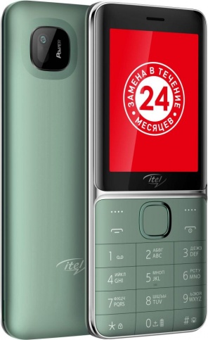 Мобильный телефон ITEL IT5626, 2.8" 320x240 TN, BT, 1xCam, 3-Sim, 2500 мА·ч, micro-USB, темно-зеленый