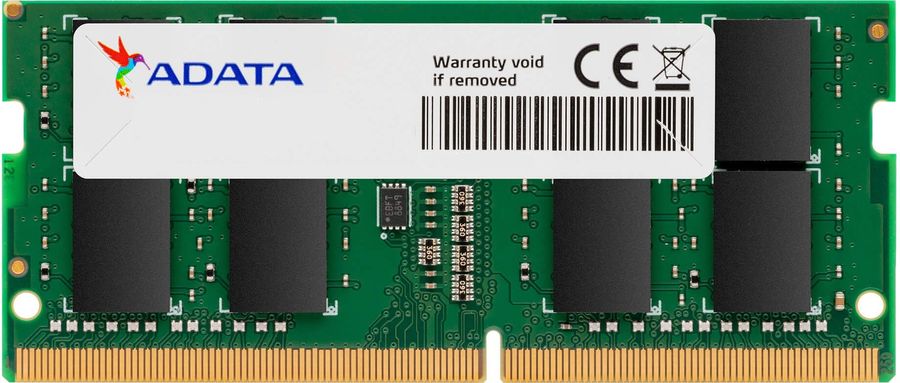 Память DDR4 SODIMM 32Gb, 3200MHz, CL22, 1.2 В, ADATA (AD4S320032G22-RGN)