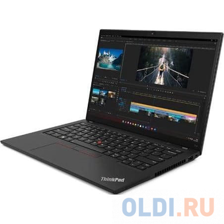 Ноутбук Lenovo ThinkPad T14 G4 Core i5 1335U 16Gb SSD512Gb Intel UHD Graphics 14" IPS WUXGA (1920x1200) Windows 11 Professional 64 black WiFi BT в Москвe