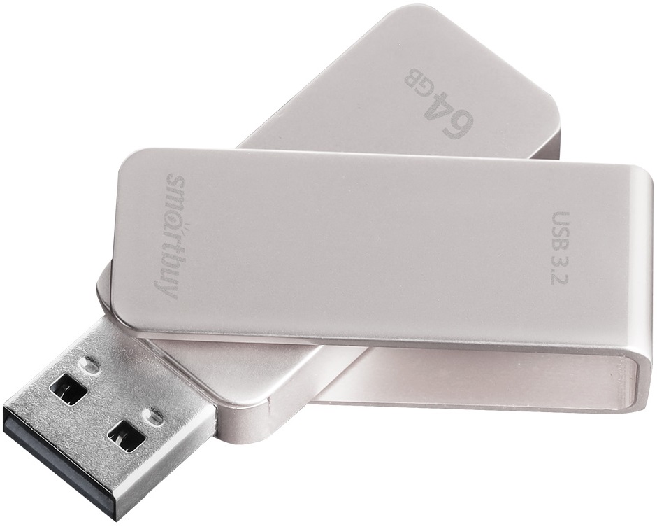 Флешка 64Gb USB 3.2 SmartBuy M1, серый (SB064GM1G)
